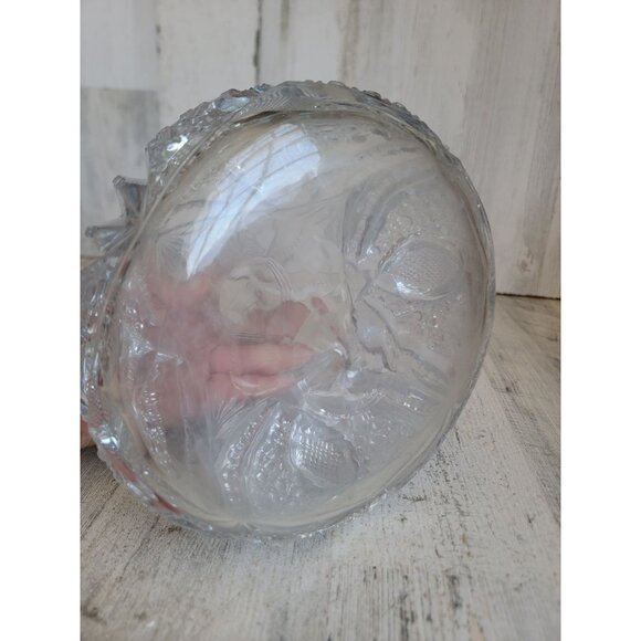 Vintage heavy weighted Crystal wine glass vase collectible home decor - Picture 7 of 7